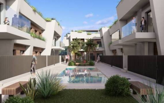 Así de rápido progresa la obra de nuestros bungalows de nueva construcción en venta en Torre Pacheco Murcia