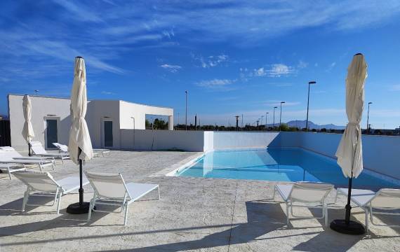 Phase II of Residencial Sol y Vida: The swimming pool is ready!