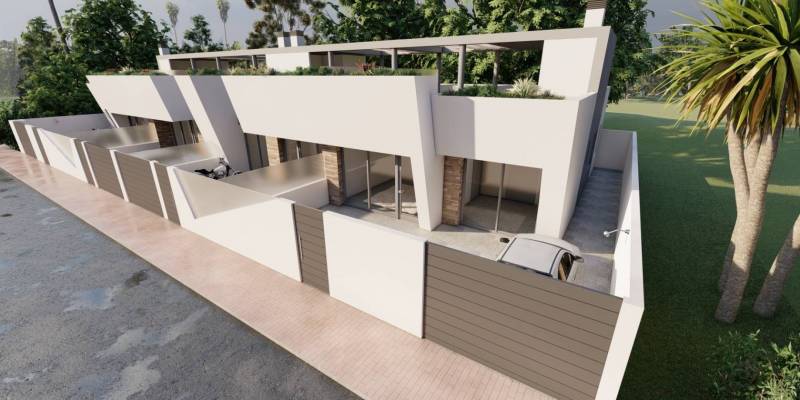 Neu: Villenprojekt zum Verkauf in Torre Pacheco Golf mit Schwimmbad, Garten und überdachter Sonnenterrasse